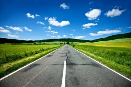Blog 9 Open road on clear day