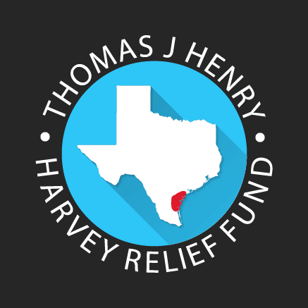 Thomas J. Henry Hurricane Harvey Disaster Relief Fund tjh harvey relief logo final black