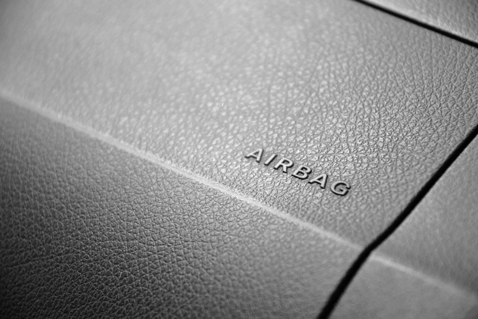 Blog 2 Close-up on airbag on dashboard
