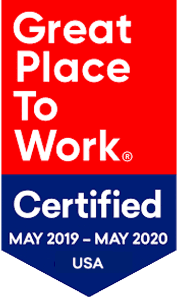 Associate Positions 4 Accreditations - 2019 Great Places to Work Certified 2019-2020