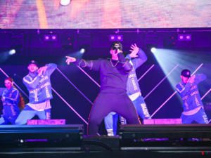 Daddy Yankee performing at Thomas J. Henry Ausitn Elevates